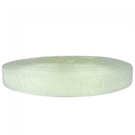 Ruban En Organza Blanc