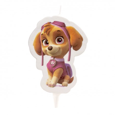 Bougie 2d Skye Pat' Patrouille 7 5cm