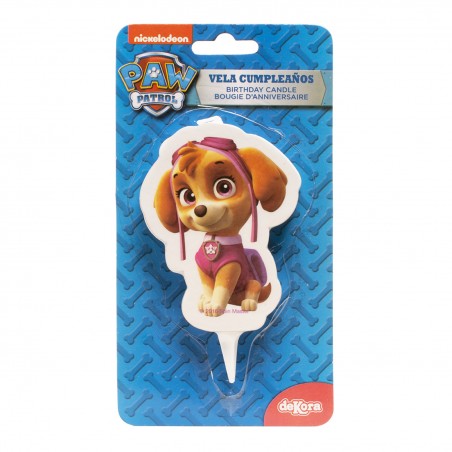 Bougie 2d Skye Pat' Patrouille 7 5cm