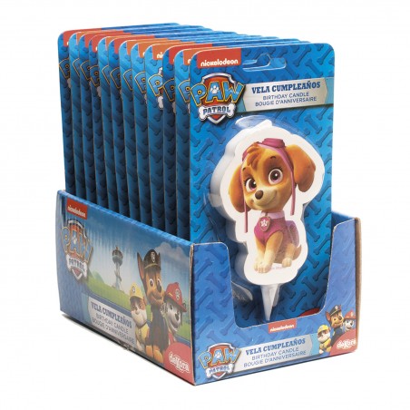 Bougie 2d Skye Pat' Patrouille 7 5cm