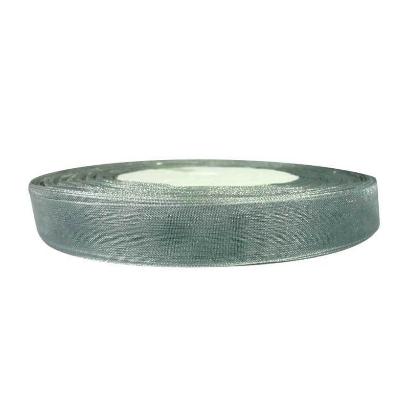 Cinta organza argent