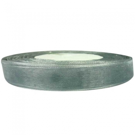 Ruban Organza Gris