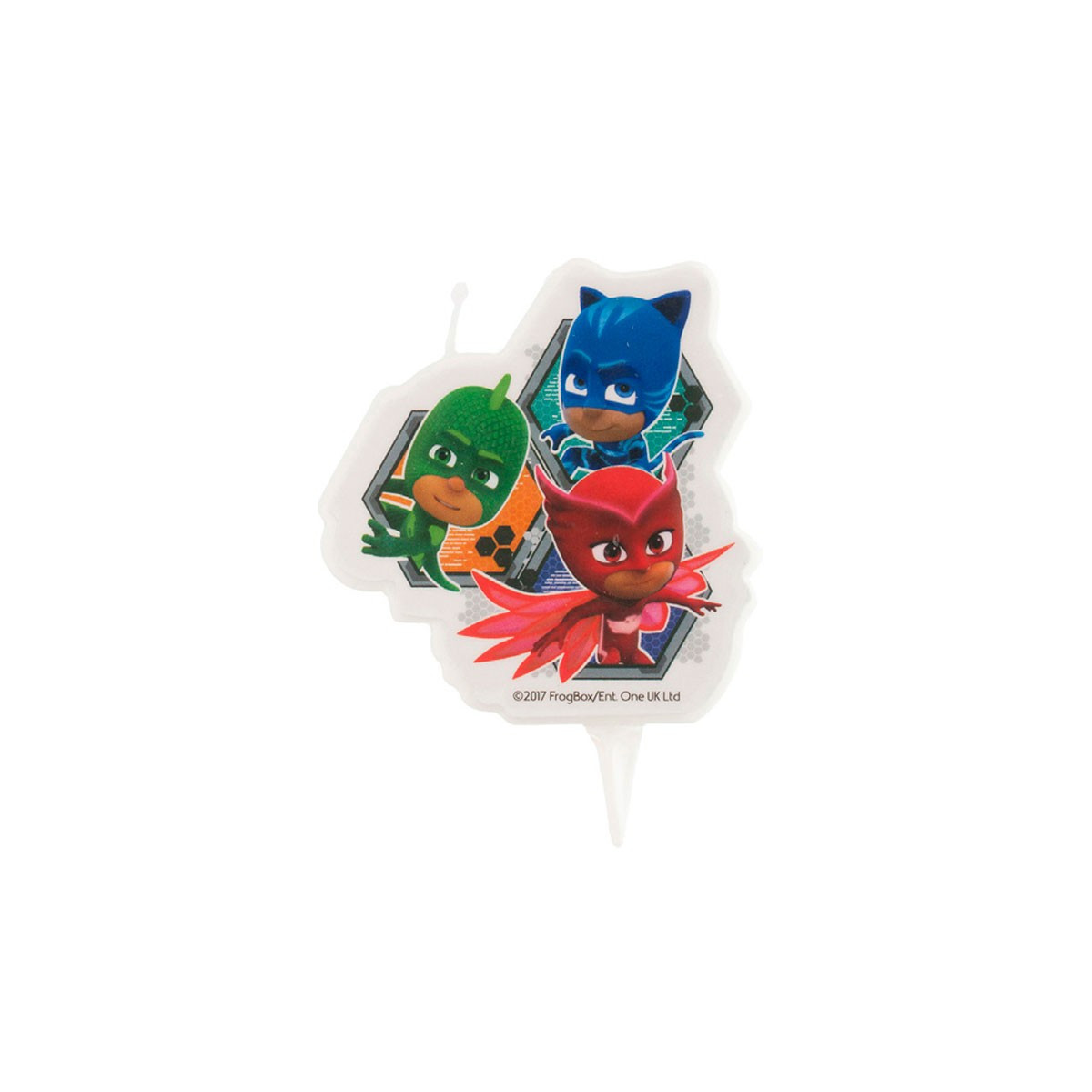 Bougie d'Anniversaire PJ Masks – Idéale pour les Fêtes Enfantines
