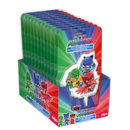 Bougie d'Anniversaire PJ Masks – Idéale pour les Fêtes Enfantines