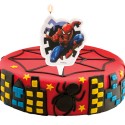 Bougie d'anniversaire Spiderman Décoration idéale pour les fêtes d'enfants