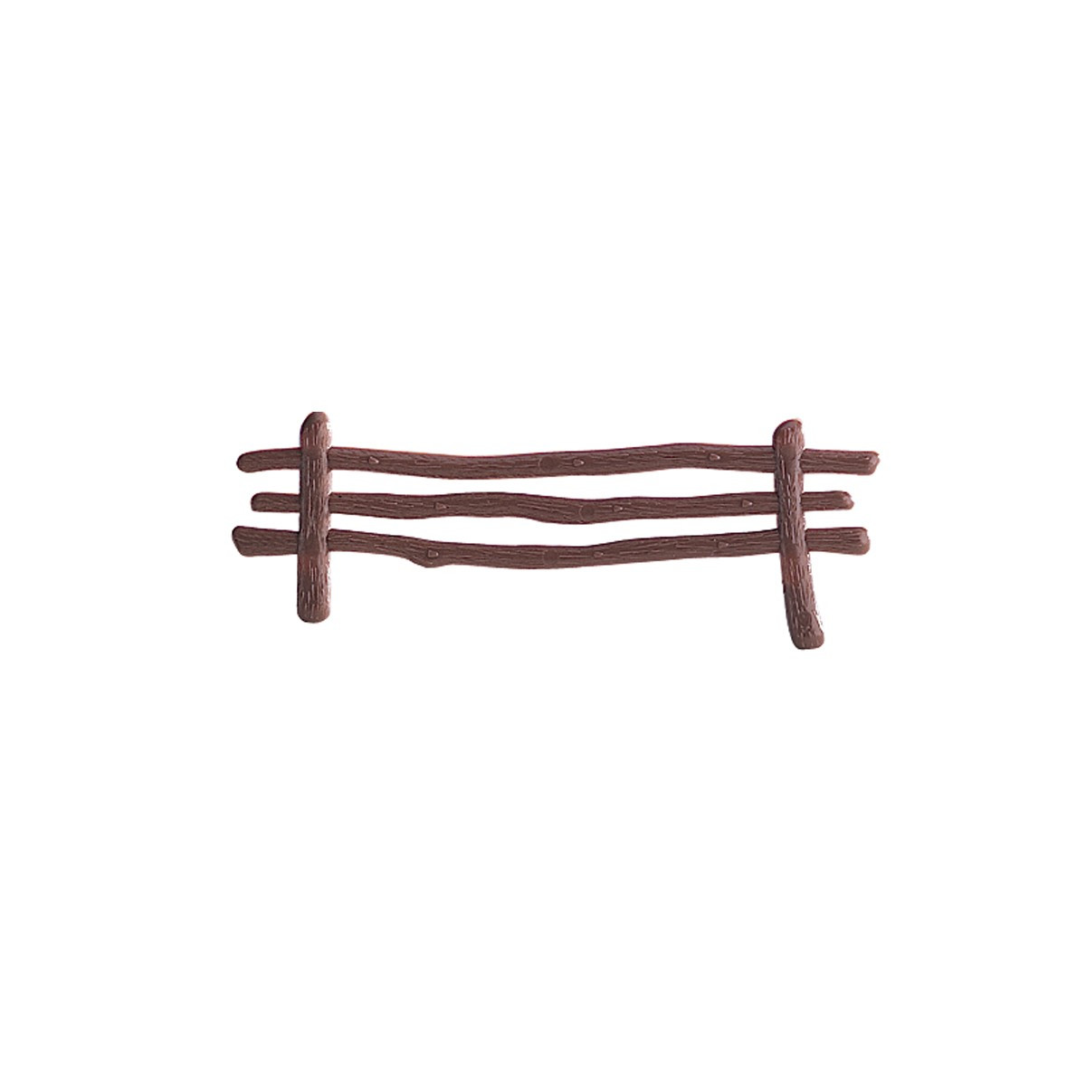 Clôture marron pour décoration de gâteau