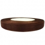 Ruban en organza marron