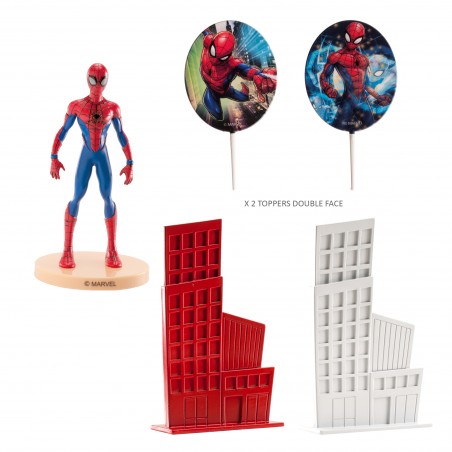 Kit de Décoration pour Gâteaux de Spider-Man Célébrez avec Votre Super-Héros Préféré