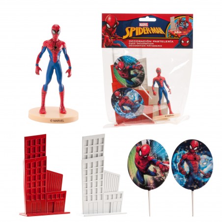Kit de Décoration pour Gâteaux de Spider-Man Célébrez avec Votre Super-Héros Préféré