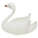 Cygnes blancs en plastique pour décorer les gâteaux