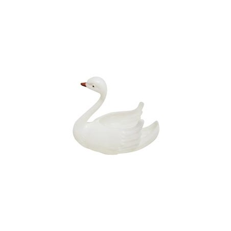 Cygnes blancs en plastique pour décorer les gâteaux