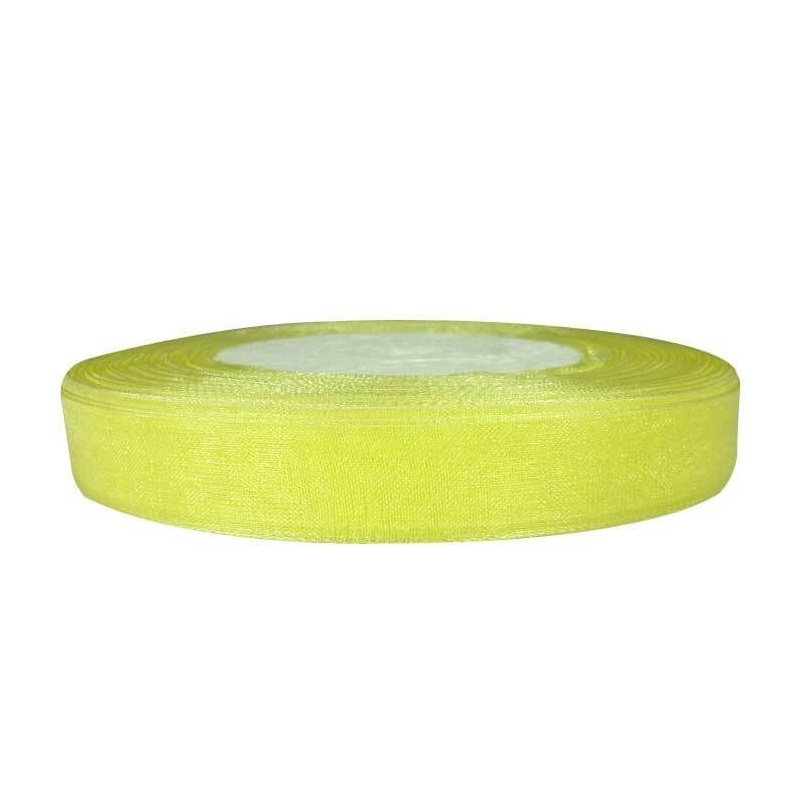 Cintas en organza couleur crème