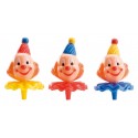 Ensembles de têtes de clown pour décorer des gâteaux