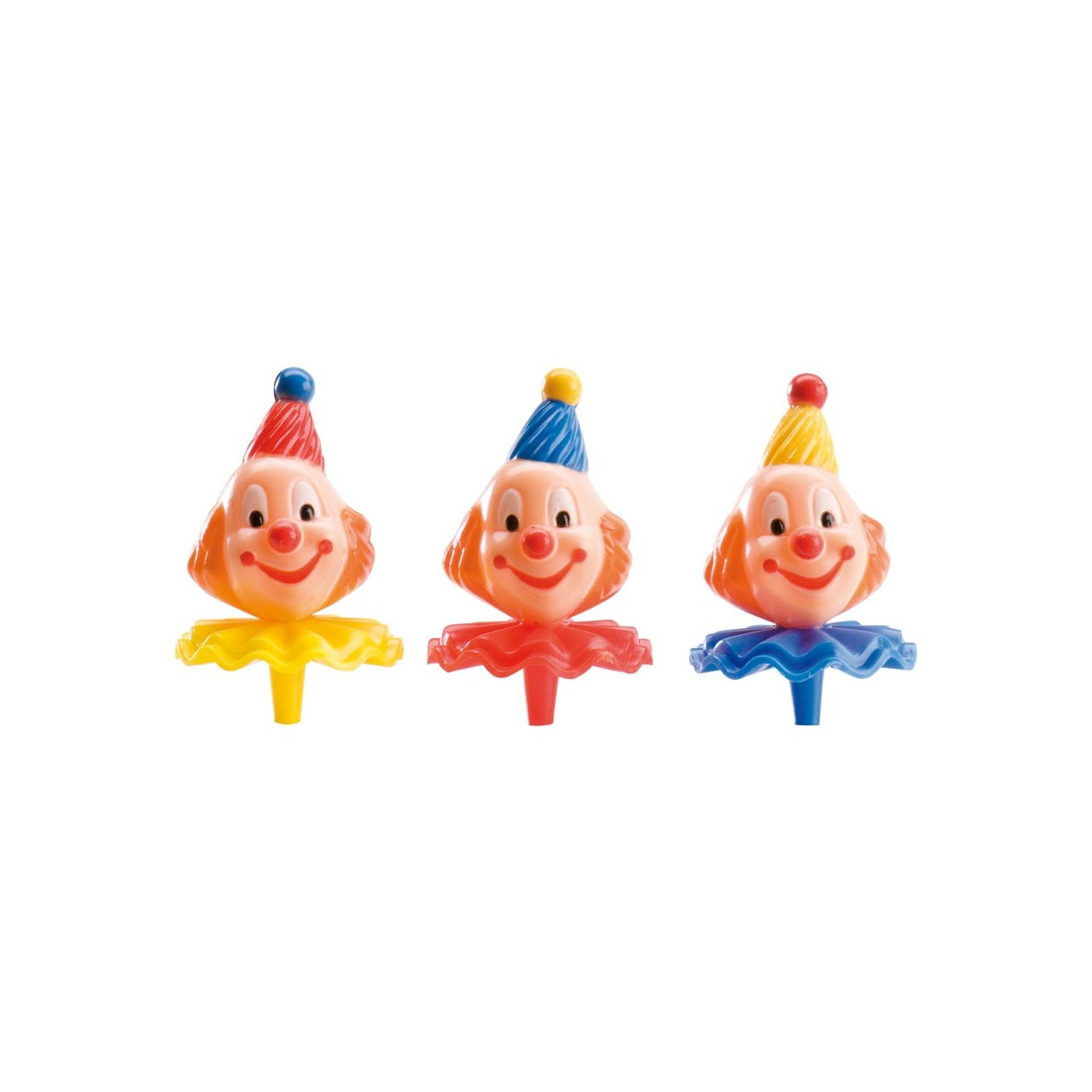 Ensembles de têtes de clown pour décorer des gâteaux