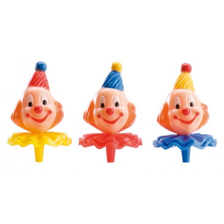 Ensembles de têtes de clown pour décorer des gâteaux