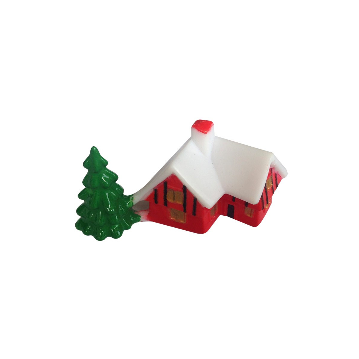 Maison de Noël pour la Décoration de Gâteaux Un Charme Hivernal pour vos Desserts
