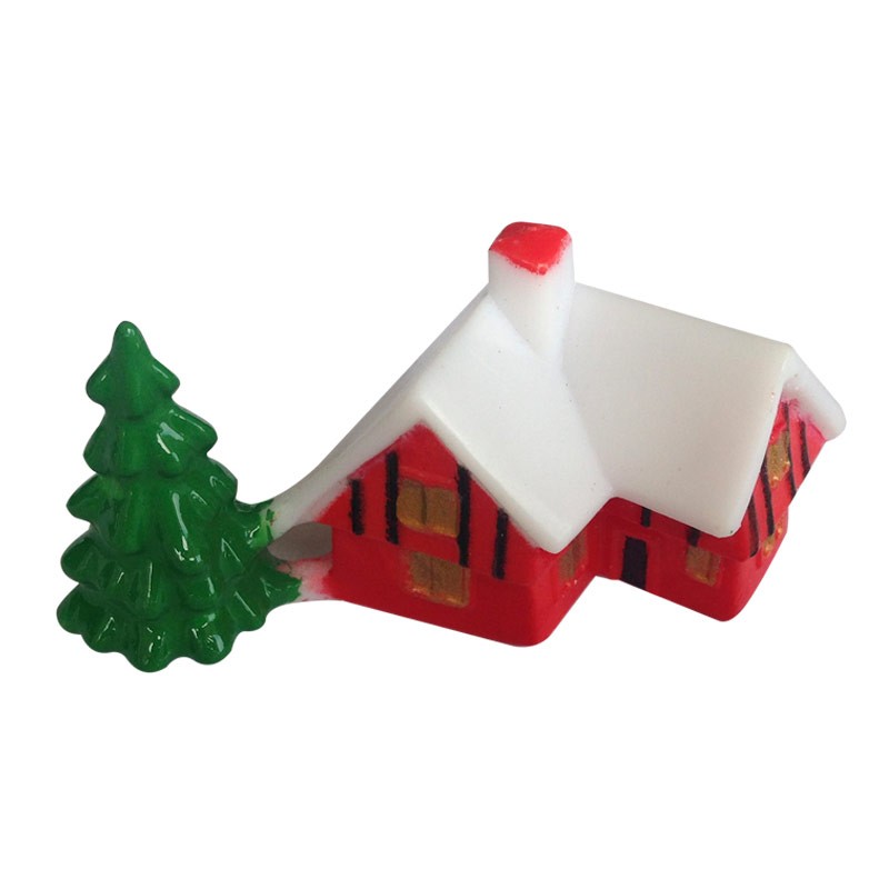 Maison de Noël pour la Décoration de Gâteaux Un Charme Hivernal pour vos Desserts