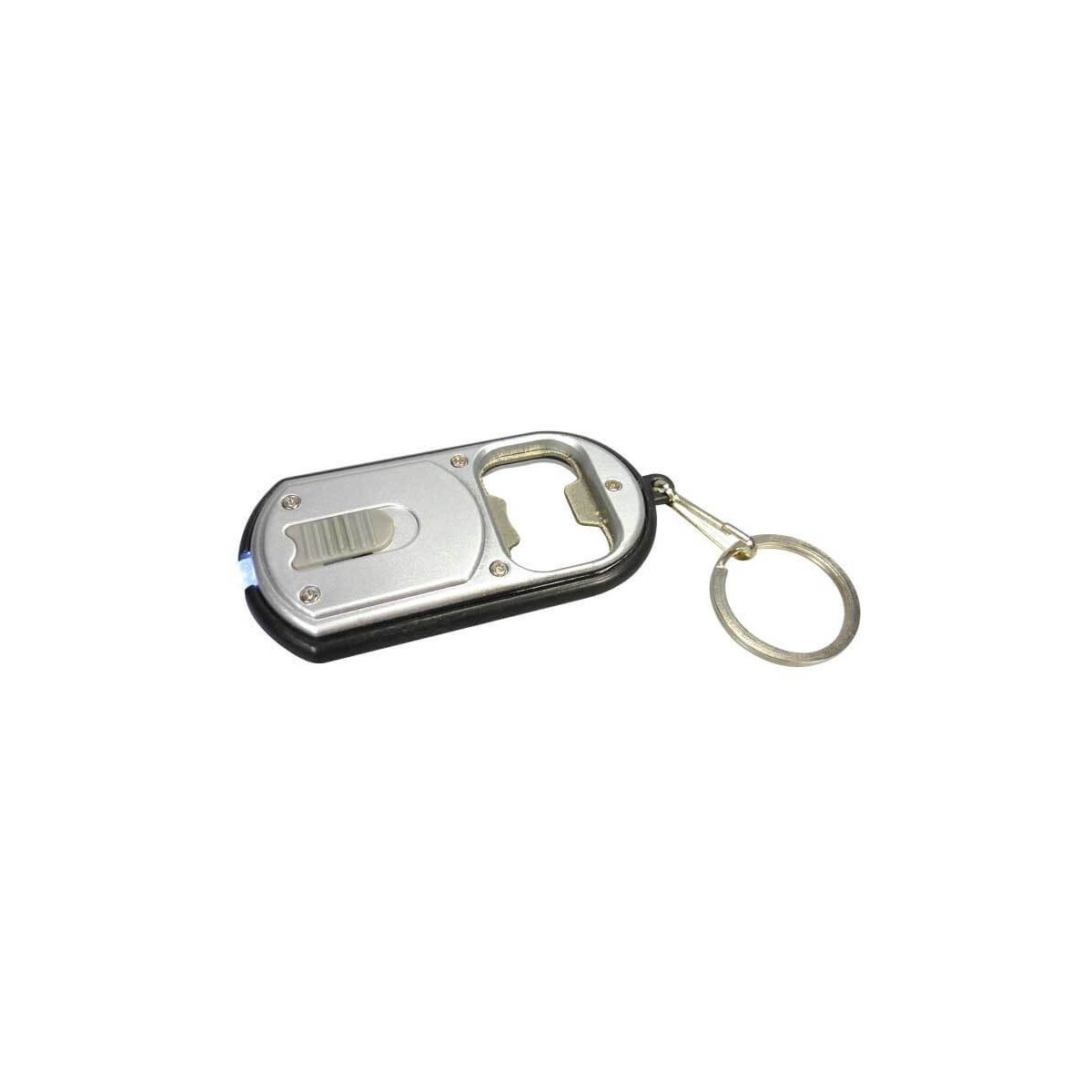 Porte-clés décapsuleur lampe de poche