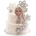 Gaufrelette silhouette gâteau Frozen