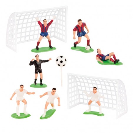 Set de Figurines de Football pour Gâteaux Match Complet dans votre Célébration