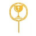 Cake topper calice communion 16,5x9,9cm