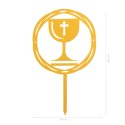 Cake topper calice communion 16,5x9,9cm