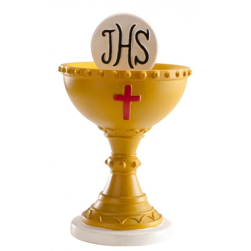 Figure de gâteau de communion calice