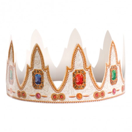 Couronne pour Roscón de Reyes – Design Royal avec Gemmes