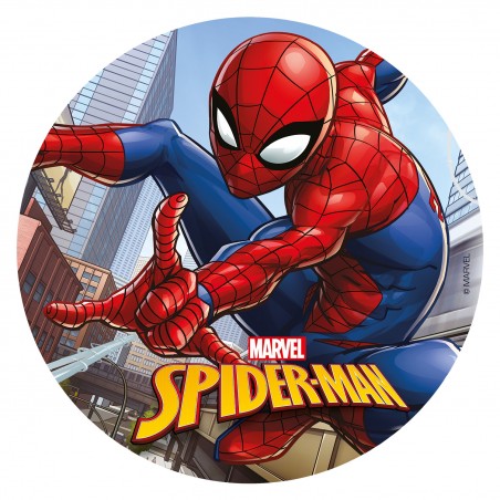 Disque de gaufre gâteau Spiderman
