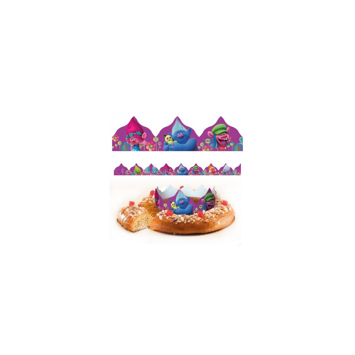 Couronne pour Roscón de Reyes des Trolls