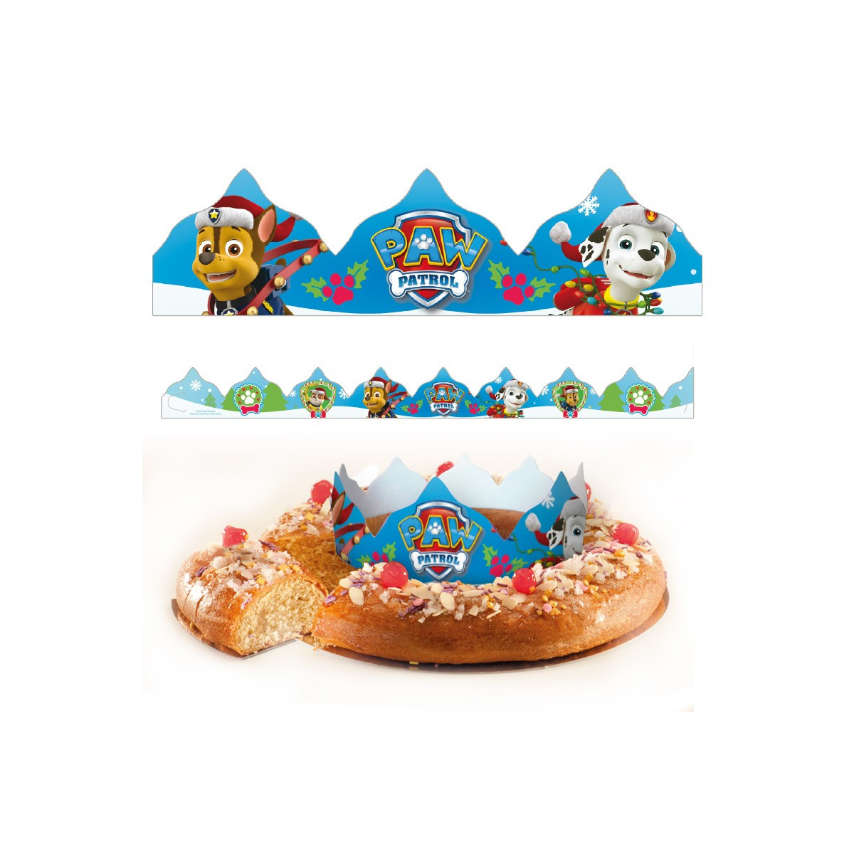 Couronne pour Roscón des Rois Pat' Patrouille