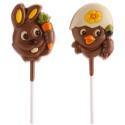 Sucettes chocolat animaux 20gr
