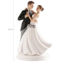 Couple de mariage dansant 20cm
