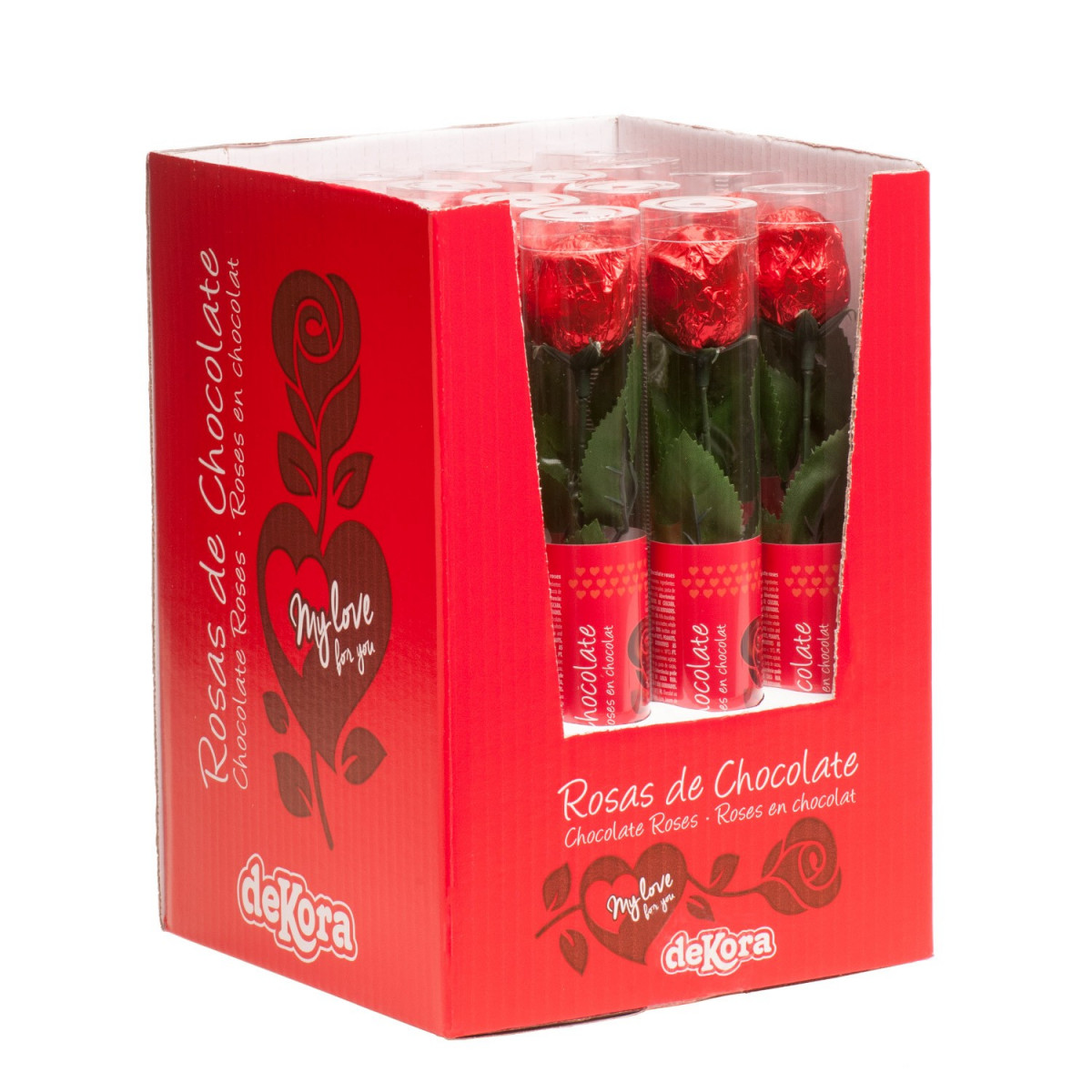 Roses au chocolat 20 grs