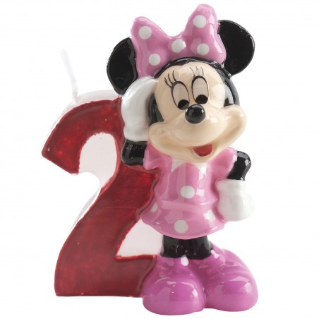 Présentoir 8 Bougies 3d Nº2 Minnie 6,5cm