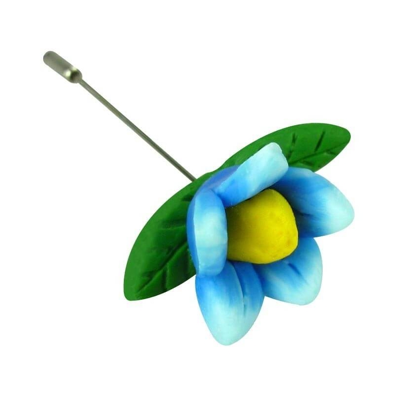 Épingles fleurs fimo mariage