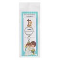 Marque-page Communion with Boy Communion Keychain in Transparent Bag
