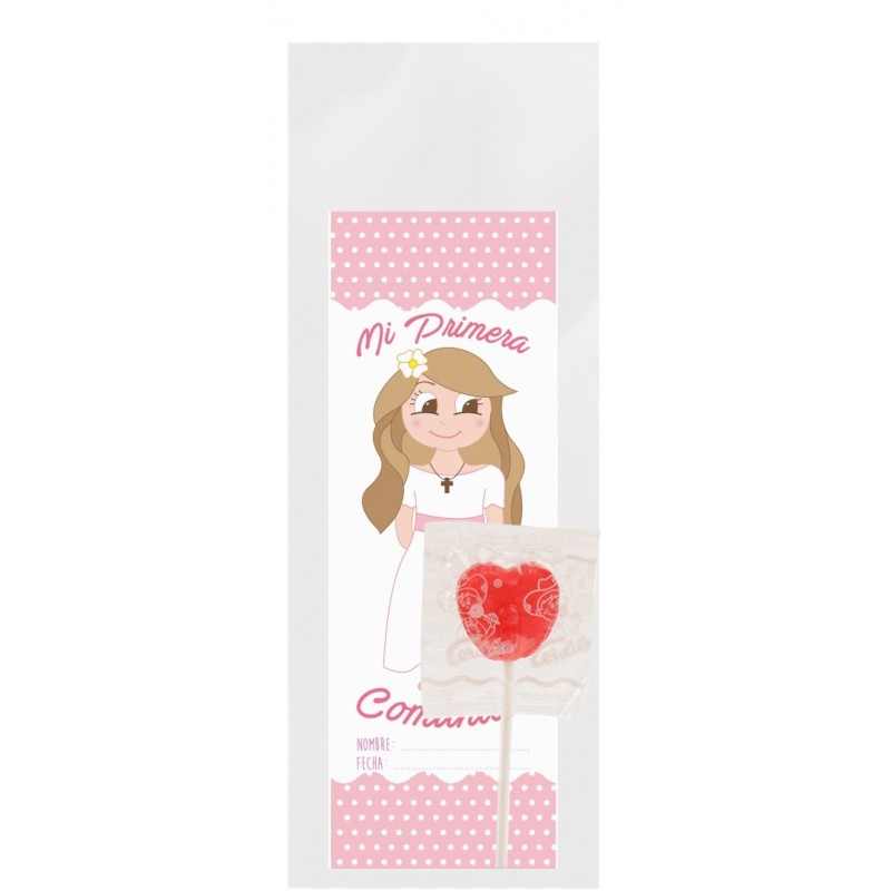 Marque Page Fille De Communion Avec Sucette Marque Page Fille De Communion Avec Sucette