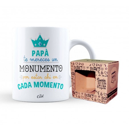 Mug Papa Tu Mérites Un Monument Pour être Là à Tout Moment