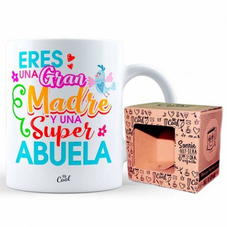 Mug tu es une super maman et une super grand mère v2