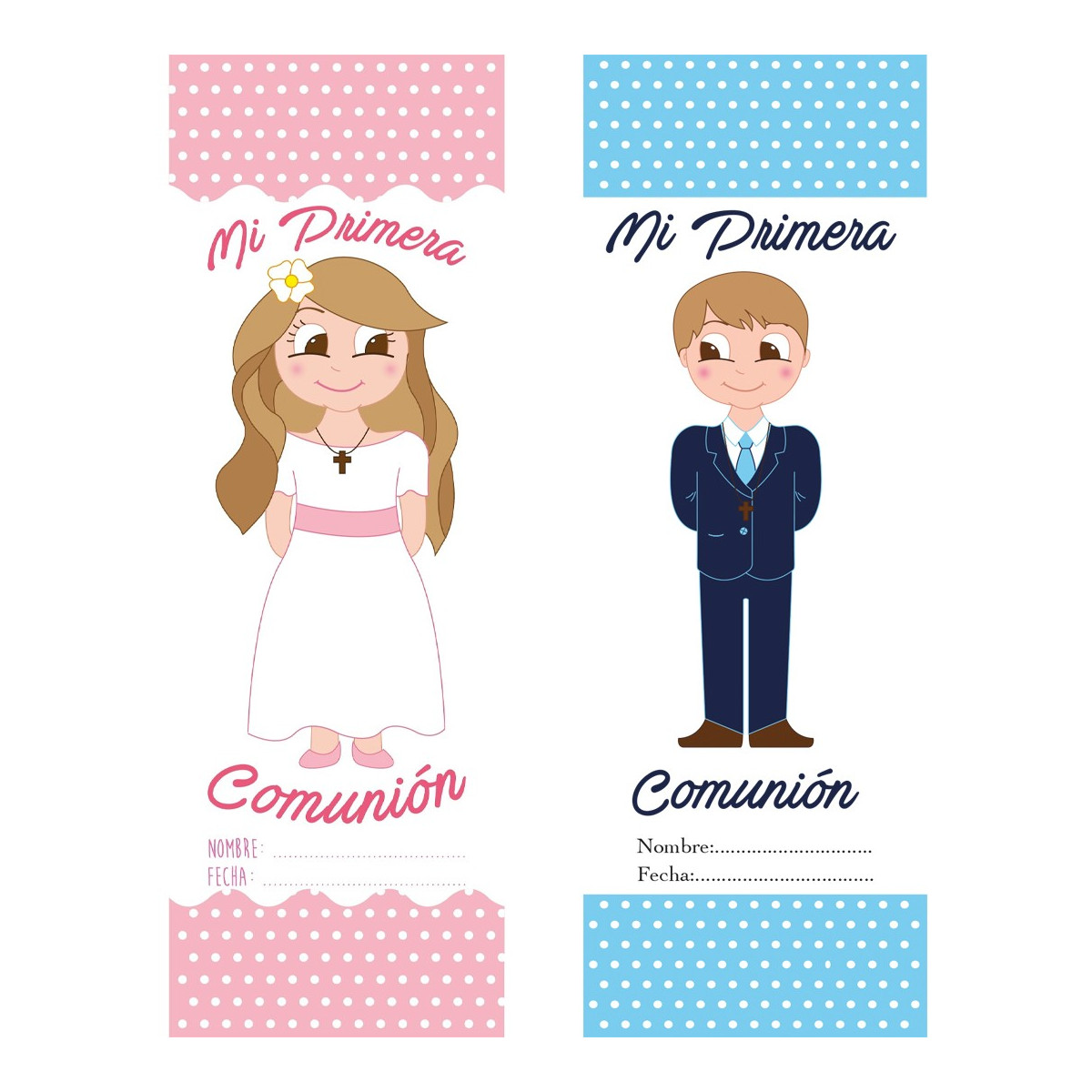 Marque-page original pour communion