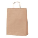 Sac en papier kraft avec poignée bouclée