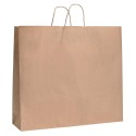 Grand sac kraft avec poignée bouclée