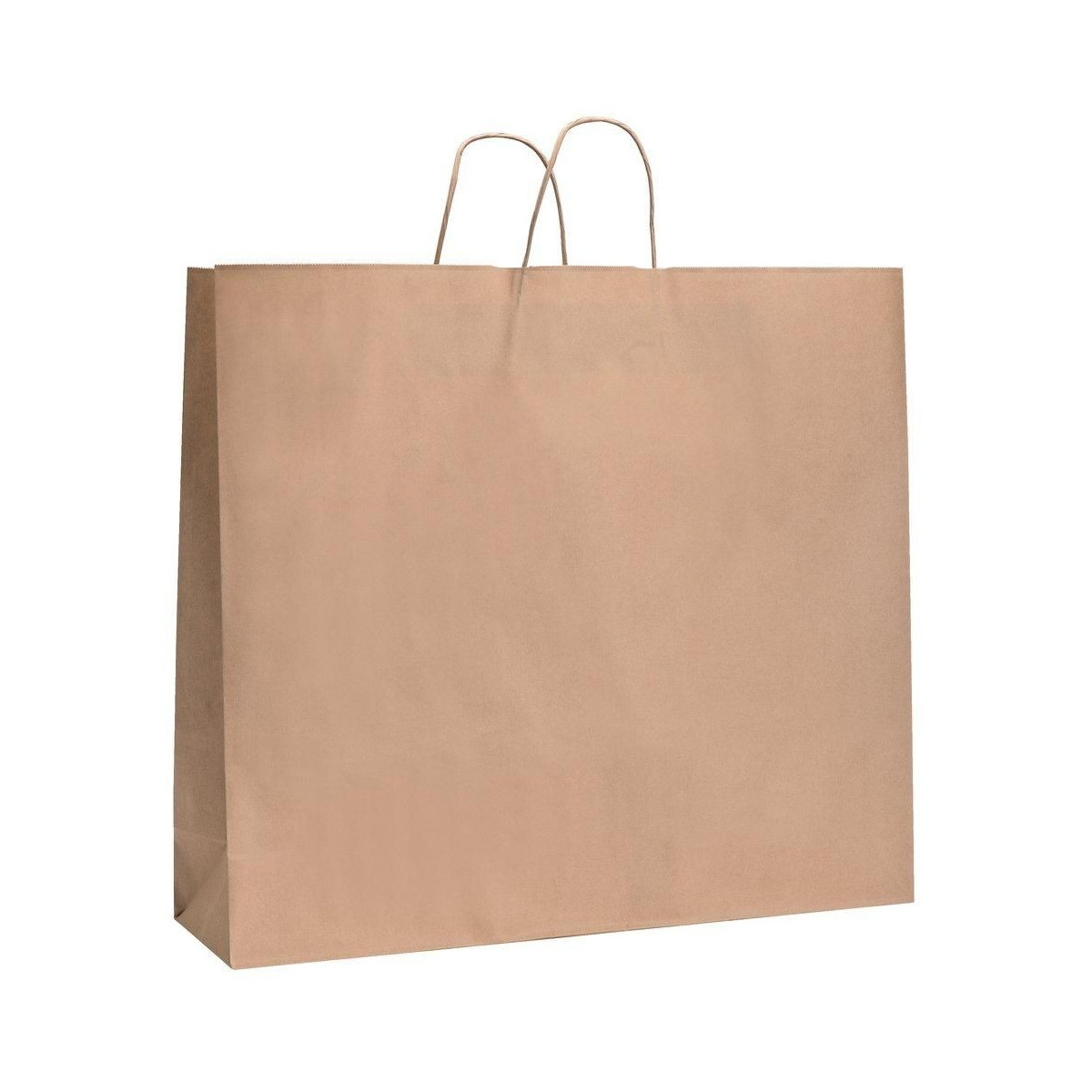 Grand sac kraft avec poignée bouclée