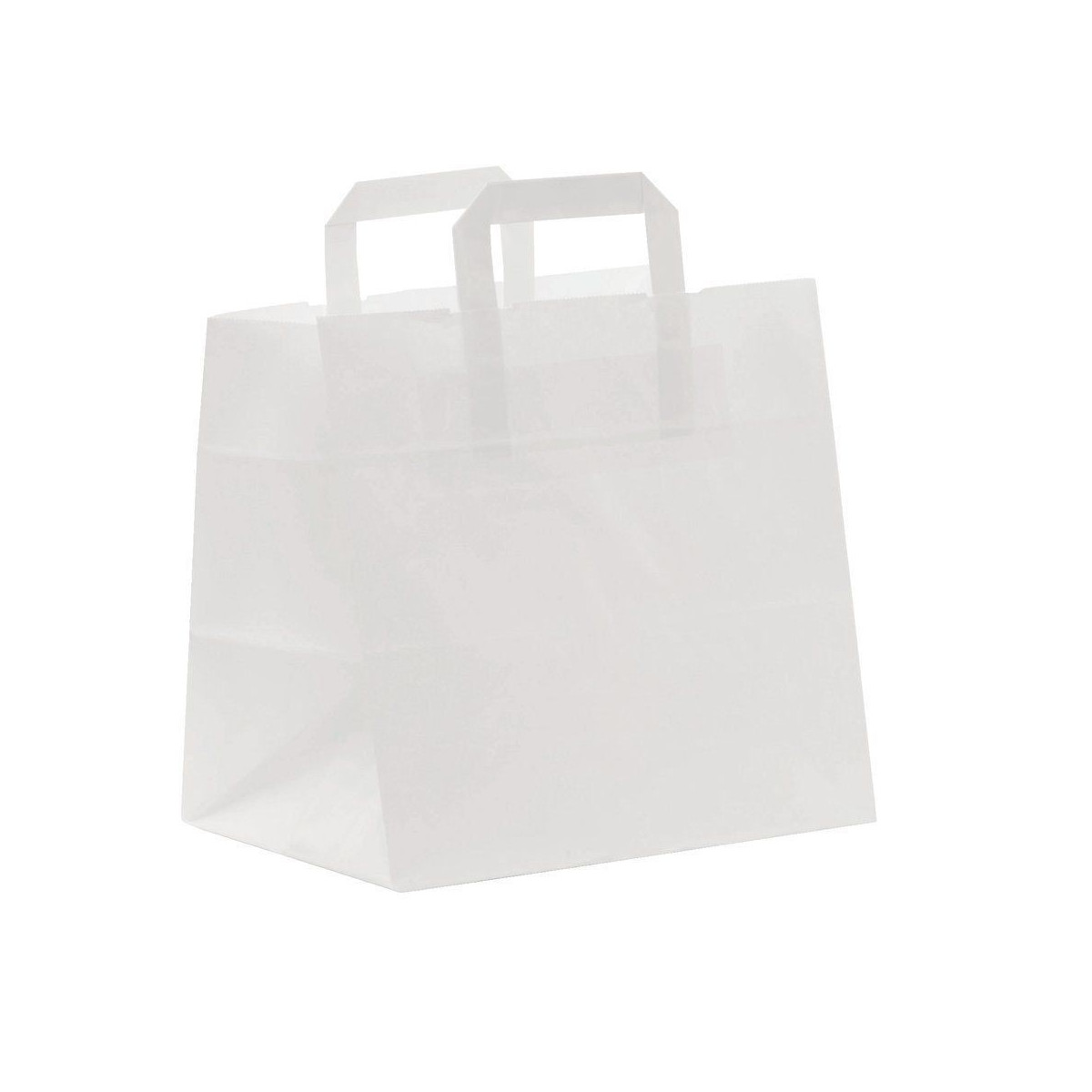 Sac en papier avec anse plate