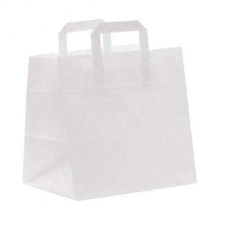 Sac en papier avec anse plate