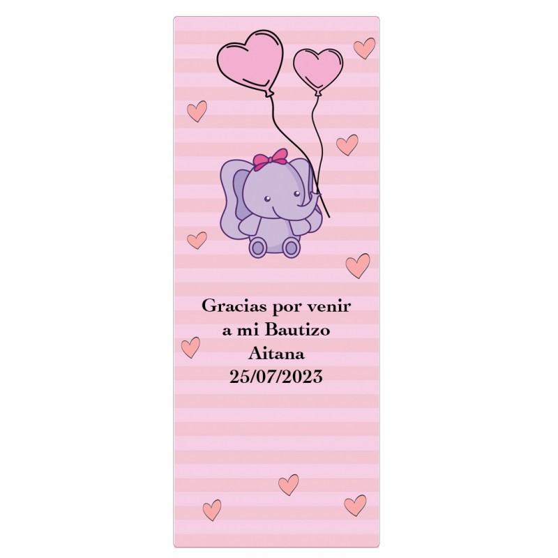 Autocollant Personnalisé Avec Phrase, Date Et Nom Pour Le Baptême De La Fille Autocollant Personnalisé Avec Phrase, Date Et Nom Pour Le Baptême De La Fille