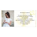 Invitation à la communion avec photo