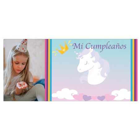 Invitation d'anniversaire avec photo
