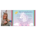Invitation d'anniversaire avec photo